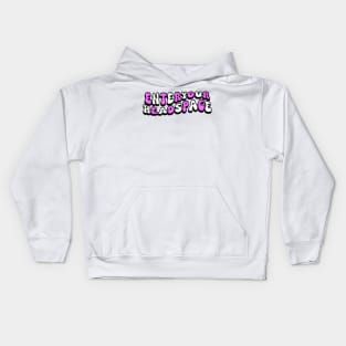 Enter Your Headspace Wavy (Pink) Kids Hoodie
